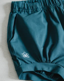 Iyengar shorts with pockets – Petrol